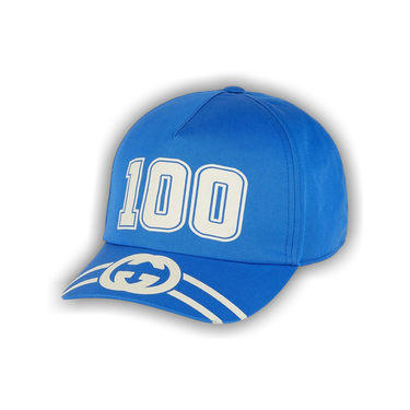 Buy Gucci 100 Baseball Velcro Strap Cap 'Bright Blue' - 673081