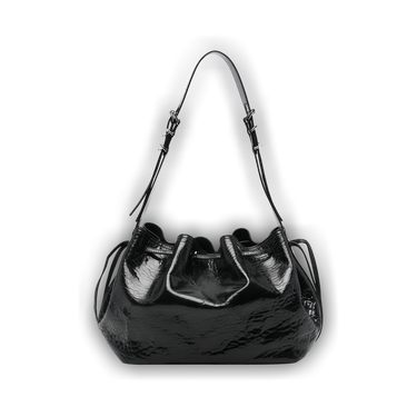 バッグ・カバンその他 Givenchy Pumpkin medium bag in black cracked patent leather High_Resolution_JPG-