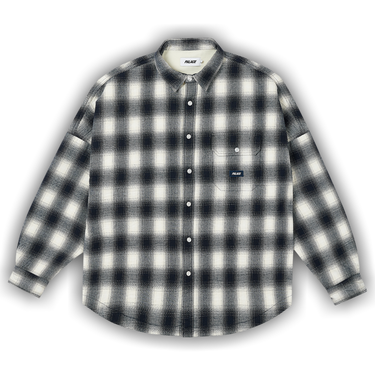 Buy Palace Ombre Flannel Shirt 'Navy' - P27SHT043 | GOAT