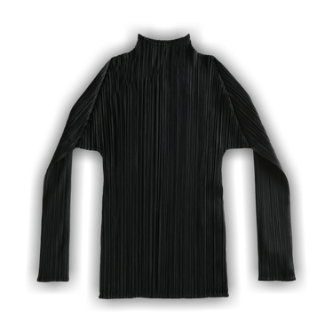 Buy Pleats Please Issey Miyake Basics Shirt 'Black' - PP49JK104 15