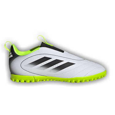 Buy Adidas Goletto 9 Laceless Turf K 'White Black Lucid Lemon