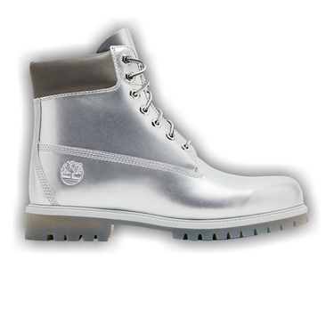 Timberland silver boots best sale