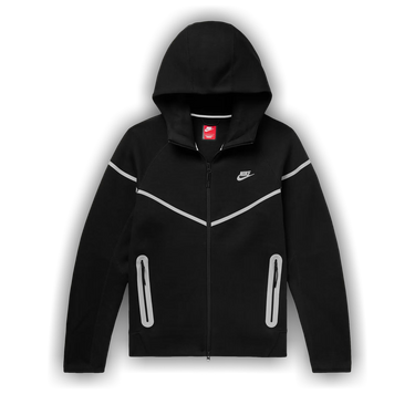 Buy Nike Tech Fleece Full-Zip Windrunner 'Black/Bemis Silver
