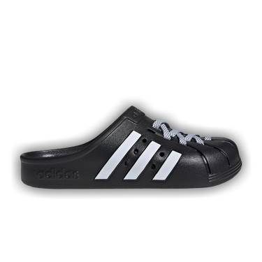 Buy Adilette Clog 'Black White Laces' - JH9848 | GOAT