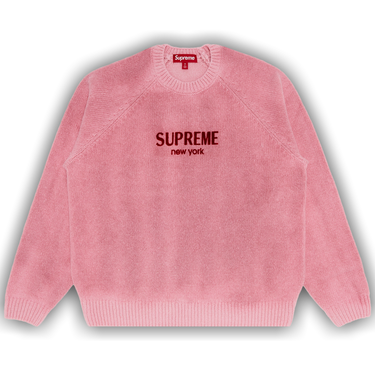人気ブランドバ40代 - 'Pink' Sweater Logo Flocked Supreme Buy FW24SK3 GOAT | PINK ダウンベスト