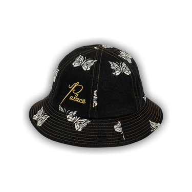 Buy Palace x Needles Denim Bucket Hat 'Black' - P27NDH001 | GOAT UK