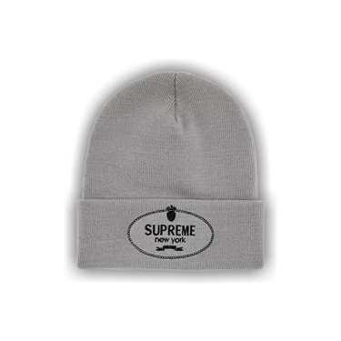 Buy Supreme Crest Beanie 'Grey' - FW24BN82 GREY | GOAT