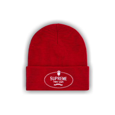 Buy Supreme Crest Beanie 'Red' - FW24BN82 RED | GOAT