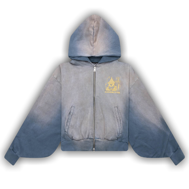 Buy RRR123 Noahs Zip Hoodie 'Grail Blue' - NOAH ZP56 GRAI | GOAT