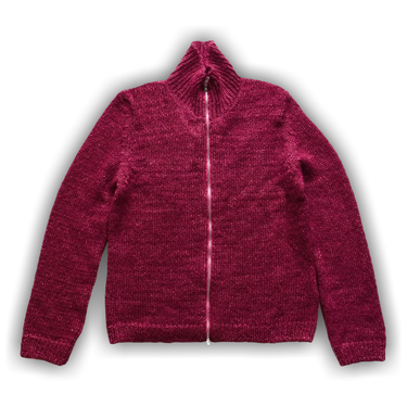 Buy Our Legacy Float Funnel Zip Sweater 'Pink' - M4243FU | GOAT