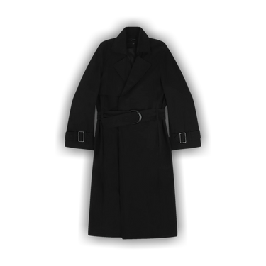 Buy Entire Studios Goodman Trench Coat 'Black' - ES2645BL | GOAT