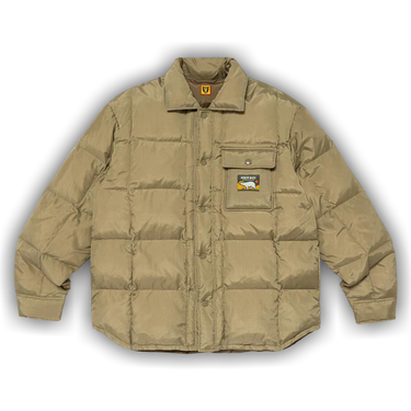 Buy Human Made Down Shirt Jacket 'Olive Drab' - HM28JK035 OLIV | GOAT