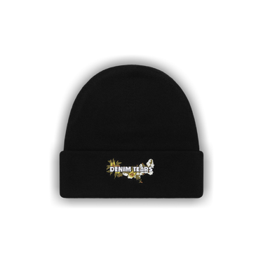 【BADBLOOD】Rusty Denim Beanie - Black MUE, exclusive distributor of BADBLOOD | Rusty Denim Beanie