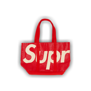 極美品 SUPREME Raffia Tote Bag Red Buy Supreme Raffia Tote 'Red' - SS20B18 RED | GOAT