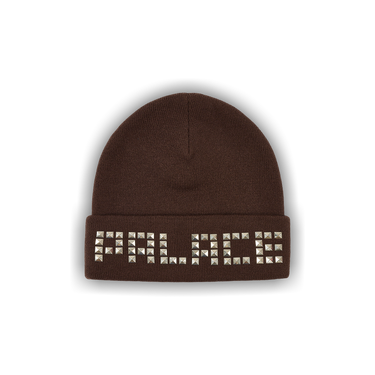 Buy Palace Emotional Studded Beanie 'Brown' - P28BN008 | GOAT