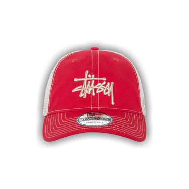 Buy Stussy New Era 9TWENTY Basic Trucker 'Scarlet' - 1311126 SCAR