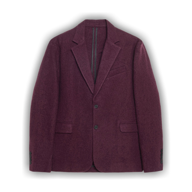 Buy Stussy Blazer Textured Wool 'Wine' - 115805 WINE | GOAT