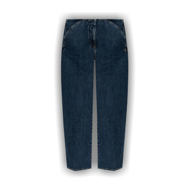 デニム・ジーパン GIVENCHY Woman Jeans Blue BW51555YCA 420 GIVENCHY Wide-Leg Washed-Denim Jeans in Blue | endource