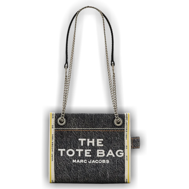 Buy Marc Jacobs Denim Chain Crossbody Tote Bag 'Black Wash