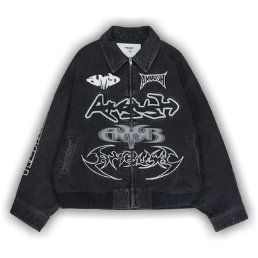 Buy Ambush Patch Denim Bomber Jacket 'Black