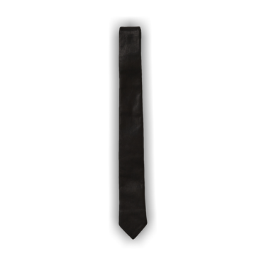 Buy Ann Demeulemeester Sif Tie 'Black' - 05514 10016ADSTB BLAC | GOAT