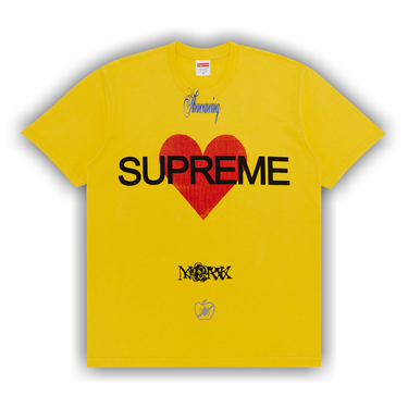 Buy Supreme Announcing Tee 'Yellow' - SS25T40 YELLOW | GOAT