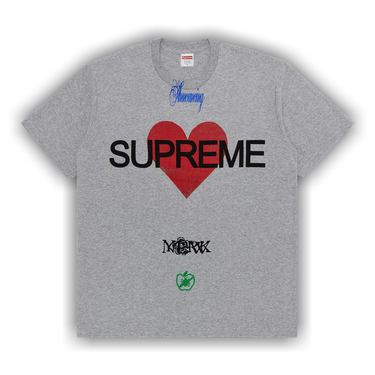 Buy Supreme Announcing Tee 'Heather Grey' - SS25T40 HEATHER GREY