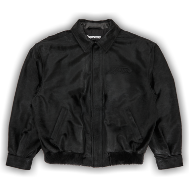 Buy Supreme Ponyhair Varsity Jacket 'Black' - SS25J6 BLACK
