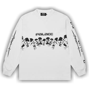 Buy Palace x Death Note Long-Sleeve 'White' - P28ES036 | GOAT