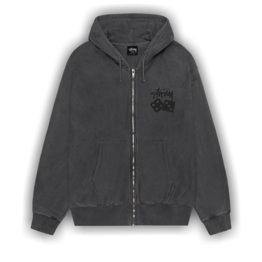 ★【STUSSY】★Dice Pigment Dyed Hoodi.e black★パーカー★ 1579619_00.png.png