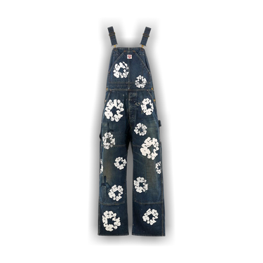 Buy SAINT Mxxxxxx x Denim Tears Wreath Overalls 'Blue' - SM YS1