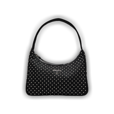 Buy Prada Re-Edition Re-Nylon Mini Bag With Studs 'Black