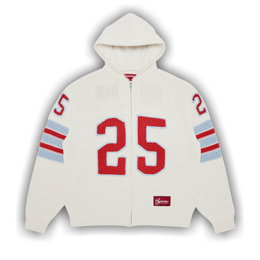 【SupremexMartineRose】Towel ZipUp HoodedSweatshirt★White★ Buy Supreme Sport Zip Up Hooded Sweater 'White' - SS25SK18