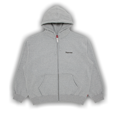 【Supreme】Spread Zip Up Hooded Sweatshirt Heather Grey 24SS Supreme Spread Zip Up Hooded Sweatshirt (SS24) - $178
