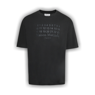 Buy Maison Margiela Numerical Logo T-shirt 'Washed Black