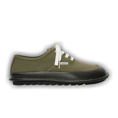 Buy Loewe Bay Lace-Up 'Khaki Green Black' - M816282XBC 3948 | GOAT