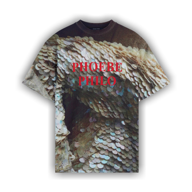【PHOEBE PHILO】注目★Zine Tシャツ スパンコールプリント PHOEBE PHILO | ZINE T-SHIRT | SEQUINS PRINT COTTON