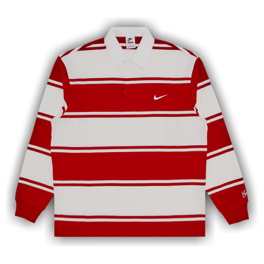 Buy Supreme x Nike Stripe Rugby 'Red' - SS25KN1 RED | GOAT