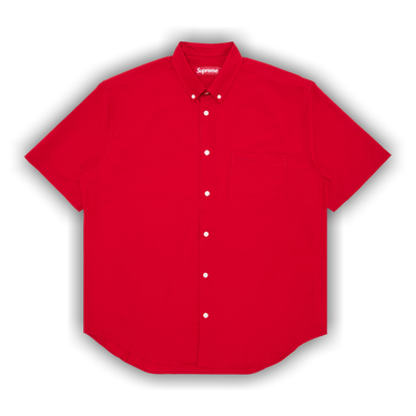 Buy Supreme Loose Fit Oxford Short-Sleeve Shirt 'Red' - SS25S2 RED