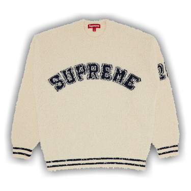 Buy Supreme Textured Arc Sweater 'Cream' - SS25SK31 CREAM | GOAT