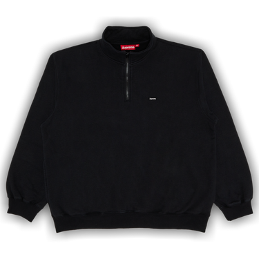 Buy Supreme Small Box Half Zip Pullover 'Black' - SS25SW6