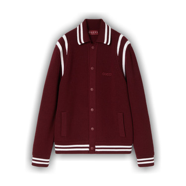 GUCCI｜CARDIGANS (814682 XKEJ2 6419) Buy Gucci Long-Sleeve Cardigan 'Red' - 814682 XKEJ2 6419