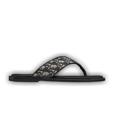 サンダル DIOR 3SA161ZSA_H961 THONG SANDAL JACQUARD BLACK 3SA161ZSA_H961.png.png
