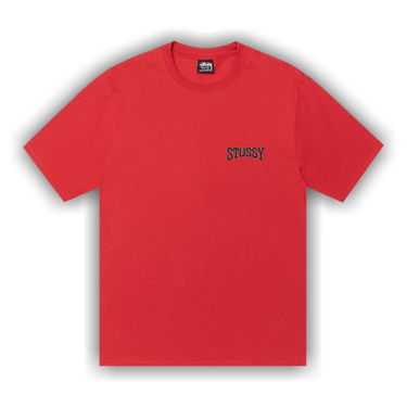 ★【STUSSY】★Stussy Basic Stussy LS T-Shir.t Dark Red★ Stussy Mens Basic Logo Long Sleeve T Shirt Dark Red Printed Tee
