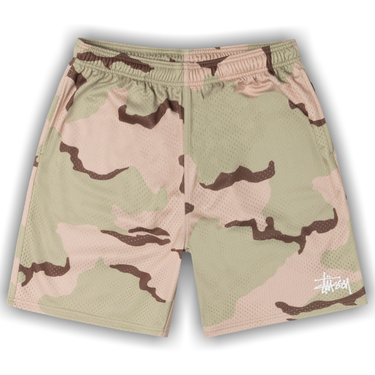 Buy Stussy Basic Mesh Short 'Sand Camo' - 112335 SAND | GOAT
