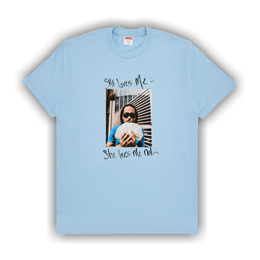 Buy Supreme Max B Tee 'Powder Blue' - SS25T21 POWDER BLUE | GOAT