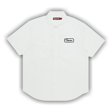 Buy Supreme Bitch Short-Sleeve Work Shirt 'White' - SS25S46 WHITE