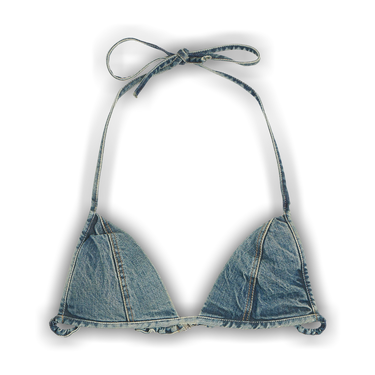 Buy Rick Owens DRKSHDW Denim Bra Top 'Washed Indigo