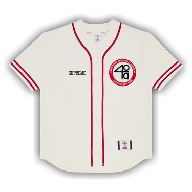 Supreme 40 Acres Twill Baseball Jersey (SS25) - $158