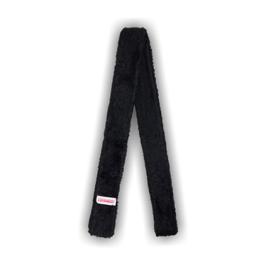 Buy Charles Jeffrey Loverboy Fluffy Skinny Scarf 'Black